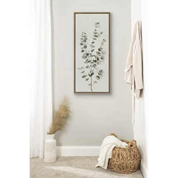 Stylish Eucalyptus Canvas Art by The Creative Bunch Studio