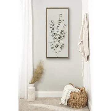 Stylish Eucalyptus Canvas Art by The Creative Bunch Studio