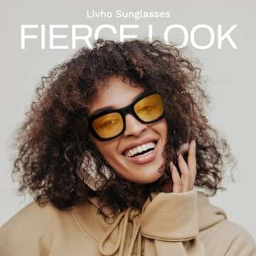 livho Trendy Polarized Sunglasses Women, Retro Sun Glasses for Women 2024, Cute Sunglasses for Women, UV Protection Shades