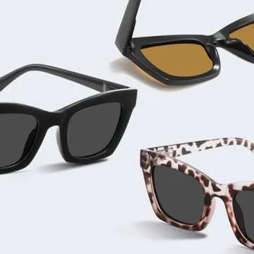 livho Trendy Polarized Sunglasses Women, Retro Sun Glasses for Women 2024, Cute Sunglasses for Women, UV Protection Shades