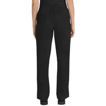 Healing Hands Taylor Women's Pants Mid Rise with 2 Pockets & Back Elastic Waistband 9095,MT,Black