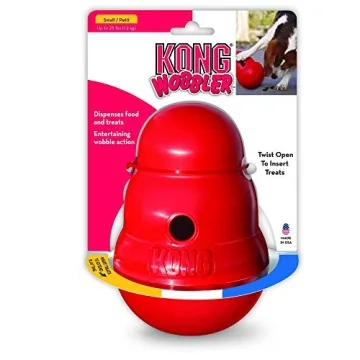 KONG Wobbler Interactive Dog Toy for Treat Dispensing