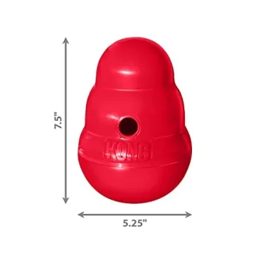 KONG Wobbler Interactive Dog Toy for Treat Dispensing