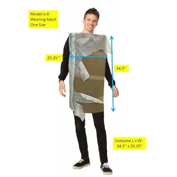Funny Toilet Paper Costume for Parties and Halloween