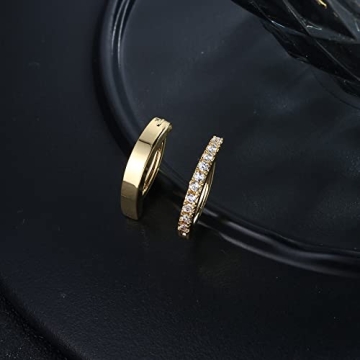 Fiasaso 14G Clicker Belly Rings Hypoallergenic Elegant