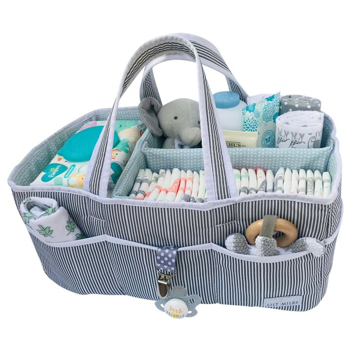 Lily Miles Baby Diaper Caddy for Boys & Girls