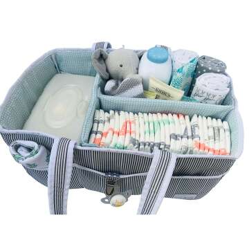 Lily Miles Baby Diaper Caddy for Boys & Girls