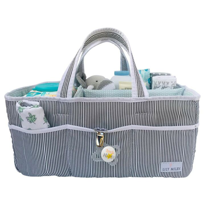 Lily Miles Baby Diaper Caddy for Boys & Girls