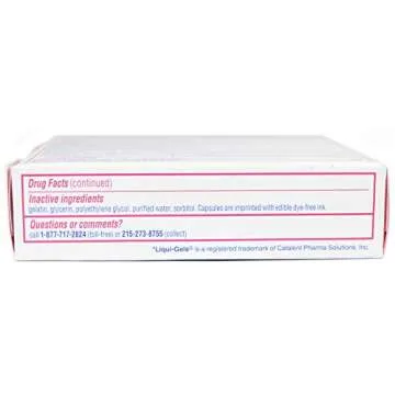 JOHNSON & JOHNSON CONSUMER M147 Benadryl Allergy, Dye Free Liquid Gels, Pack of 24