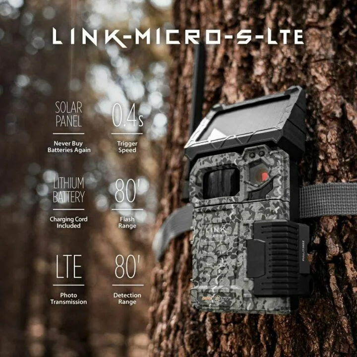 SPYPOINT Cellular Solar Trail Camera for Hunting
