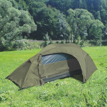 Lightweight Mil-Tec 1-Person Weatherproof Camping Tent