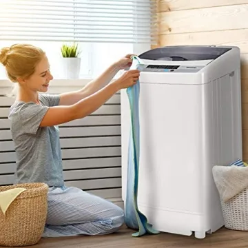 Giantex Compact Full-Automatic Washing Machine 12 Lbs
