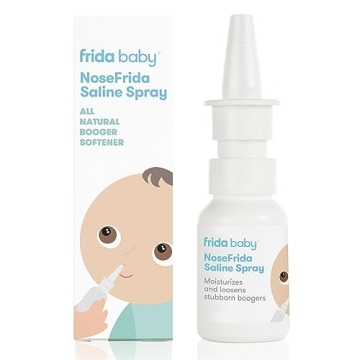 Frida Baby NoseFrida Saline Mist Spray for Infants, 0.68 fl.oz - Gentle & Safe Congestion Relief