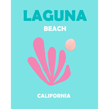 Preppy Travel Print No.12 Wall Art Decor - 8x10 UNFRAMED Abstract Aesthetic Boho Indie Matisse-Inspi...