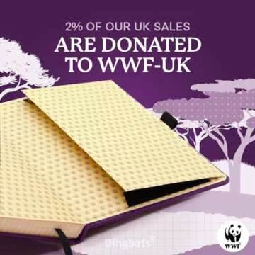 Dingbats Wildlife Dotted Journal A5 - Stylish Vegan Leather