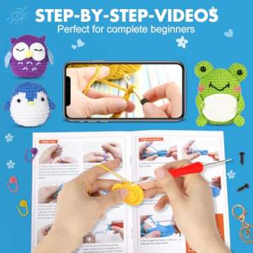 Oududianzi Crochet Kit for Beginners with Patterns