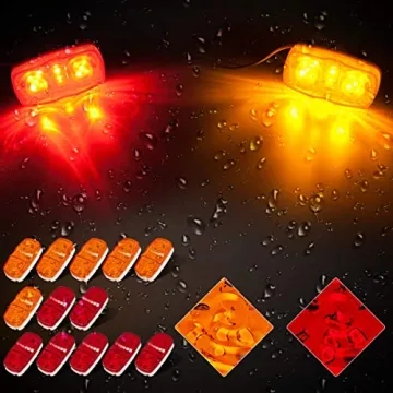 LIMICAR 13PCS LED Trailer Marker Light Set for Safety