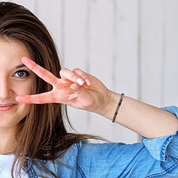 JoycuFF Handmade Silk Wrap Adjustable Bracelets for Men