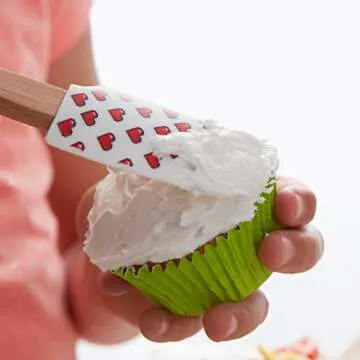 Wilton ROSANNA PANSINO Wilton Nerdy Nummies Silicone Spatulas, 2-Count Silicone Spatula Set