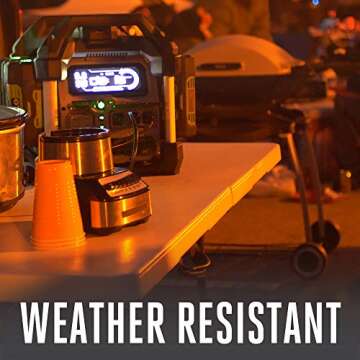 EGO Power+ PST3042 Nexus Portable Power Station for Indoor and Outdoor Use Two 7.5Ah Battery Included, Black