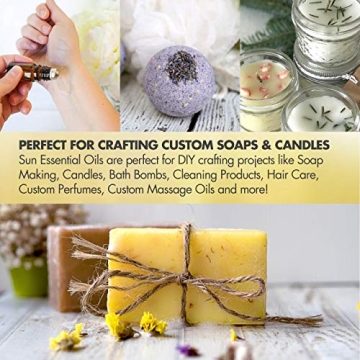 Vanilla Essential Oil 8oz by Sun Essential for Aromatherapy