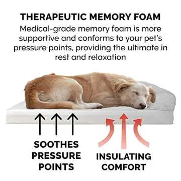 Furhaven Memory Foam Dog Bed for Large Dogs – Jumbo Plus/XXL