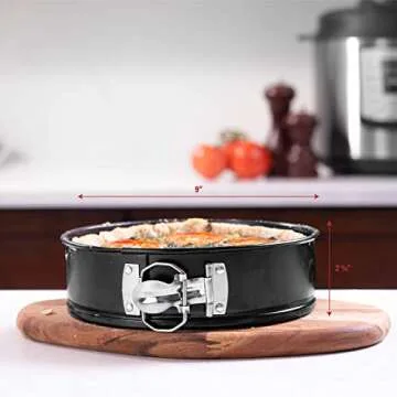 Bellemain 9-Inch Springform Pan - Premium Non-Stick Bakeware