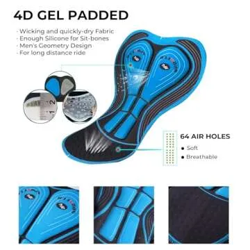 Men's Cycling Jersey Set with Pockets and Padding