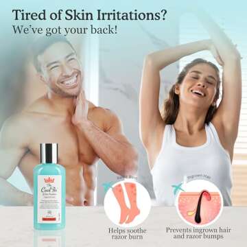 Shaveworks The Cool Fix Aftershave for Women: Pubic Hair Removal, Razor Bumps, Razor Burns, Ingrown ...