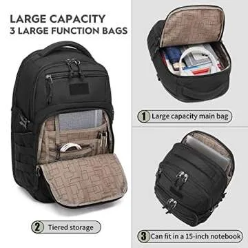 Wotony 30L Tactical Backpack - Durable & Versatile Gear