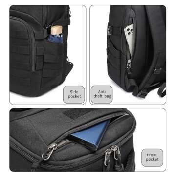 Wotony 30L Tactical Backpack - Durable & Versatile Gear