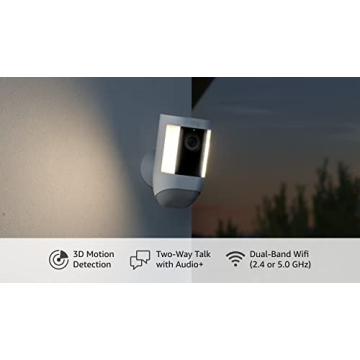 Ring Spotlight Cam Pro Battery Surveillance Camera for Home