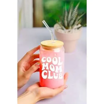 NEWELEVEN Gifts For Mom - Birthday Gifts For Mom From Daughter, Son, Kids – Unique Birthday Present Ideas For Mom, New Mom, Mom To Be, Wife From Daughter, Son, Husband - 16 Oz Coffee Glass