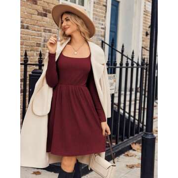 Stylish Zeagoo Fall Dress for Women - Comfortable & Elegant