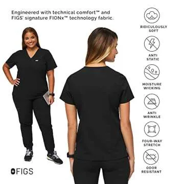 FIGS Catarina One-Pocket Scrub Top - Versatile Women's Scrubs