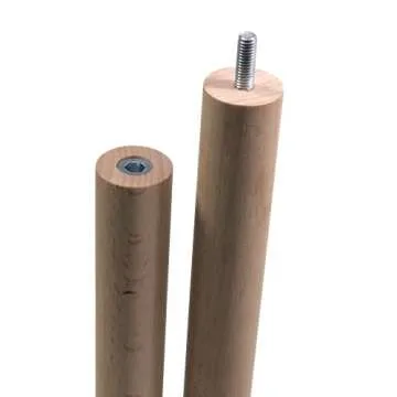 JustForKids Wooden Detachable Kids Cleaning Set - Duster, Brush, Mop, Broom and Hanging Stand Play - Housekeeping Kit - STEM Toys for Toddlers Girls & Boys, Total 6 Pieces,Multi Color,10071