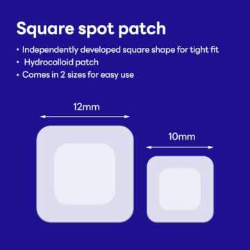 MEDIHEAL Derma Clear Madecassoside Blemish Spot Patch (44 Counts) - Acne Spot Protection, Spot Fast Healing with Madecassoside & Niacinamide