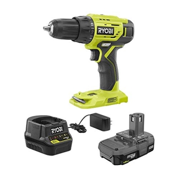 RYOBI 18V ONE+ Cordless Drill/Driver Kit with Battery