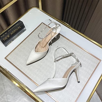 Stunning keleimusi Crystal-Embellished Stiletto Heels for Women