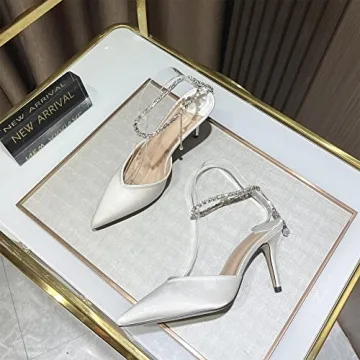 Stunning keleimusi Crystal-Embellished Stiletto Heels for Women