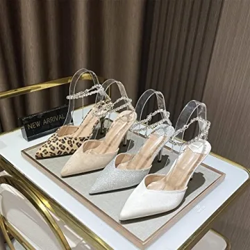 Stunning keleimusi Crystal-Embellished Stiletto Heels for Women