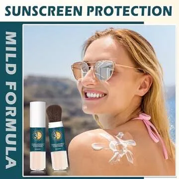 QIUFSSE Mineral Sunscreen Powder SPF 35 Perfect for All Skin Types
