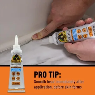 Gorilla Waterproof Caulk & Seal 100% Silicone Sealant for Any Project