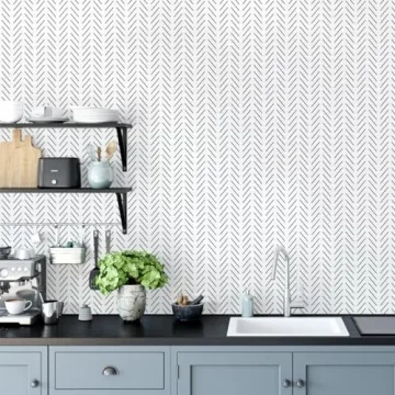 Erfoni Modern Peel and Stick Wallpaper for Effortless Home Makeover
