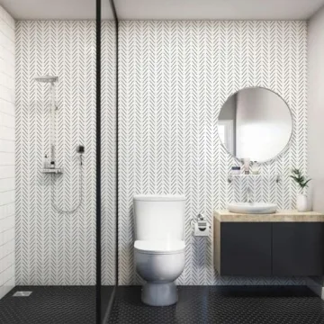 Erfoni Modern Peel and Stick Wallpaper for Effortless Home Makeover