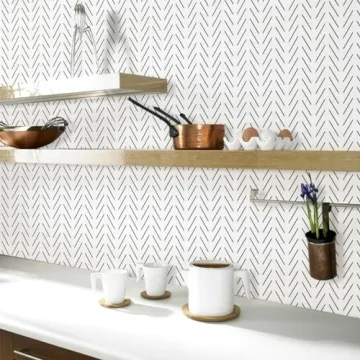 Erfoni Modern Peel and Stick Wallpaper for Effortless Home Makeover