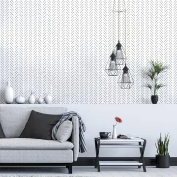 Erfoni Modern Peel and Stick Wallpaper for Effortless Home Makeover