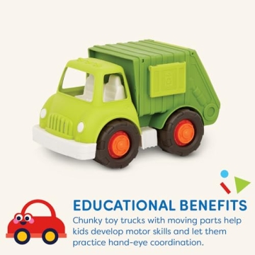 Battat Recycling Truck - Eco-Friendly Toy for Toddlers