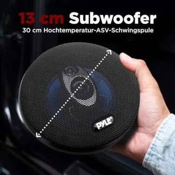 Pyle 5.25” Car Sound Speakers - High Performance 3-Way 200W Peak Sound System