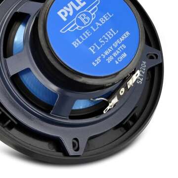 Pyle 5.25” Car Sound Speakers - 200 Watt Peak Power